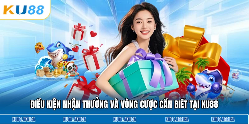 Điều kiện nhận thưởng và vòng cược cần biết tại KU88